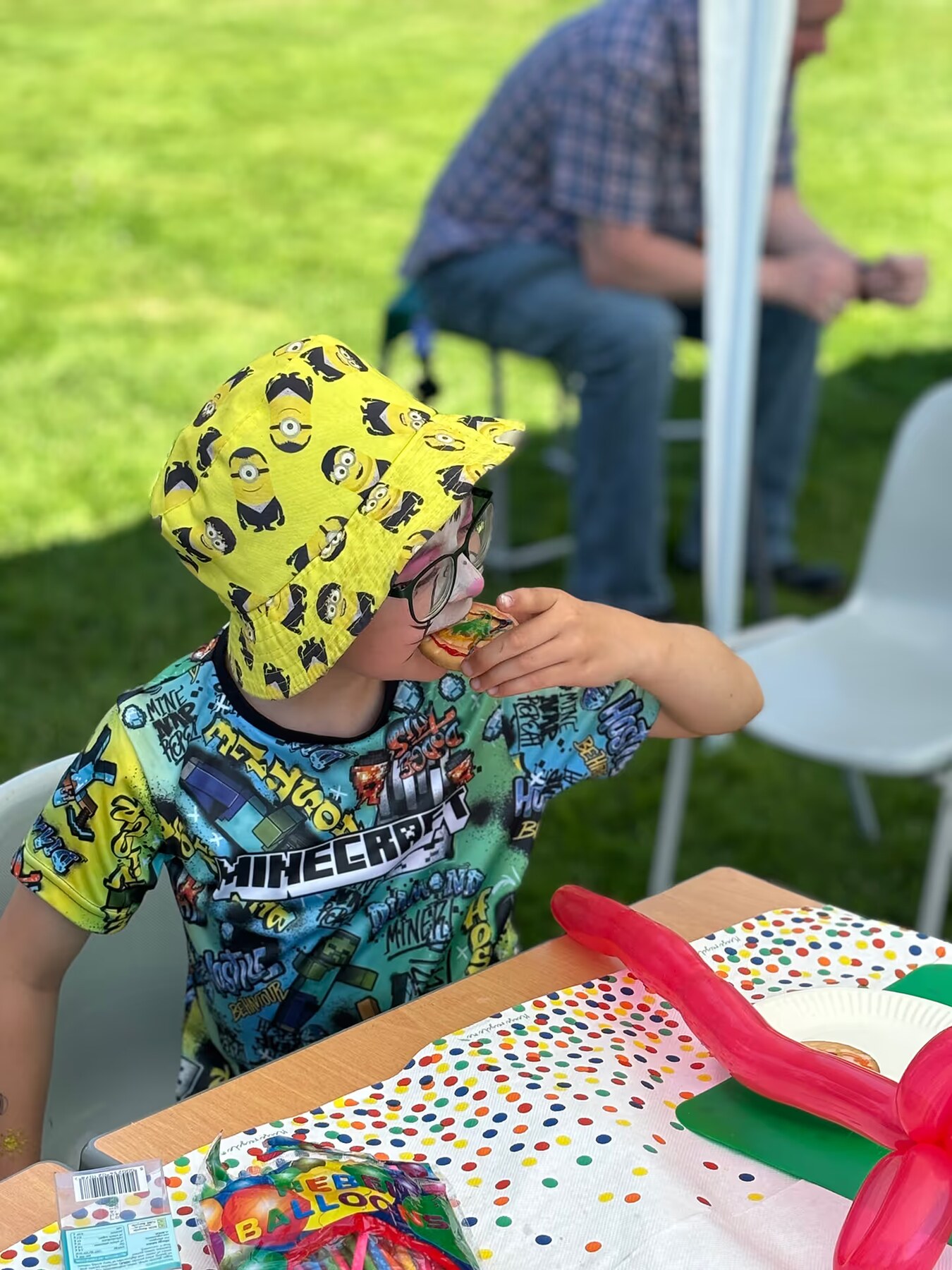 A pupil enjoying an outdoor event